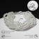 Bracelet Pearl "Zhit", 6 threads, beads No. 4, milk color in silver