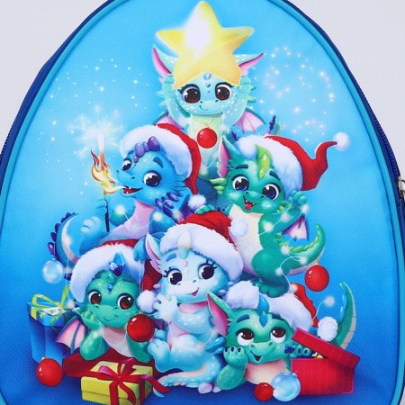 Baby backpack "Dragon and his friends", 23*20.5 cm-2