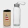 A glass bottle in a case “by the sea”, 300 ml, h = 17.5 cm, MIX drawing