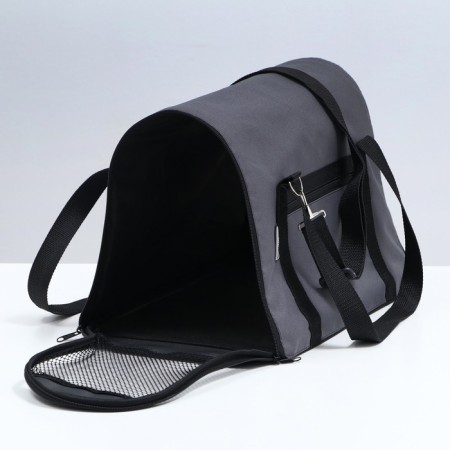 Bag - Animal Carriage, Size S, 39 x 23 x 27 cm Gray-3