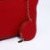 Bag Female Tout with zipper, red color