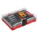 A set of extractors and tundra drills, left thread, 45 steel M1-M5, D = 2.4-8 mm HSS, TIN