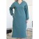 Female dress, size 52, turquoise color
