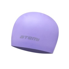 Шапочка для плавания Atemi RC308, силикон, цвет фиолетовый