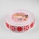 Republic tape "Patterned snowflakes", 25 mm, 23 ± 1 m, white/red color No. 1001