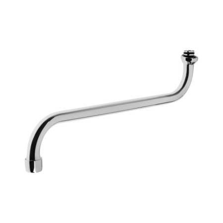 Pour for the Zein mixer, S-shaped, 40 cm, plastic aerator, mesh metal-2