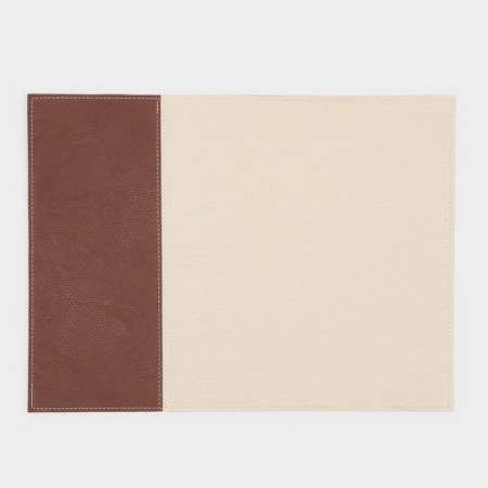 Napkins for hot Magistro, 2 pcs, bilateral, eco -leather, cotton, 47.5 × 35.5 cm-2