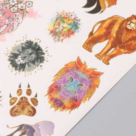 Photo album 25 sheets (stickers+rings) "Leo" 19x27x3 cm-4