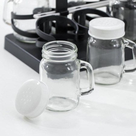 Set for spices on the stand “Spices”, 120 ml, 7.5 × 5 × 8.5 cm, 8 pcs, white color-1
