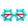 New Year! Carnival glasses "Crystal snowflakes"