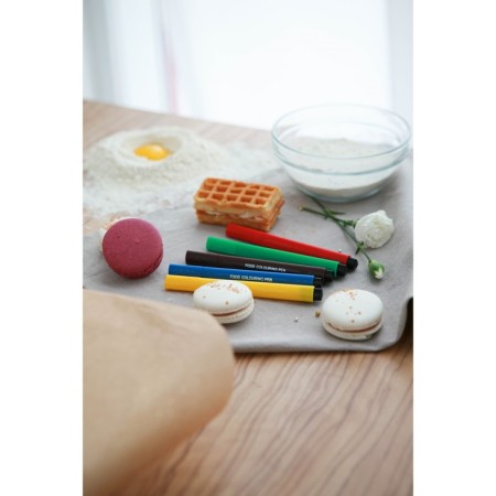 A set of markers for decorating desserts, 21 × 12 × 1.5 cm, 5 pcs, multi -colored-4