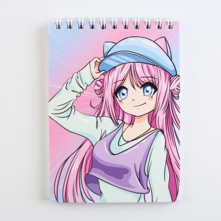 Sketchbook A6, 40 l. 100 g/m "Anime"-5