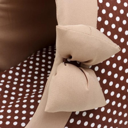 House Extra "Tenderness", 30 x 30 x 34 cm, calico, brown-1