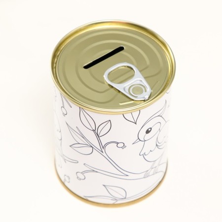 Pigger Bank Metal Children's Coloring "Bird"-4