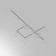 Built-in Technical TRX004-111W, 100x6x2 cm, white color, white