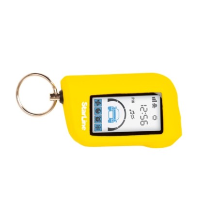 StarLine A93 Back Case, silicone, yellow