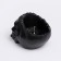 Figure Aromatic candle in concrete "Skull", 14x11 cm, black, cookies and skin