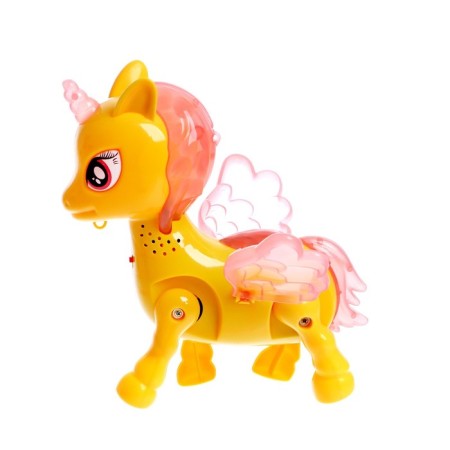 Toy "Favorite Unicorn", walks, light, Russian voice acting-1