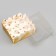 Cookie box, confectionery packaging, "miracles happen", 7 x 7 x 3 cm, new year