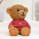 Piggy bank "Bear in a pink sweater" 12x13x17cm