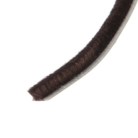 Sealing brush self -adhesive tundra, 9x5 mm, brown, 10 m.-3