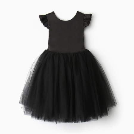 Платье нарядное детское MINAKU: PartyDress, цвет чёрный, рост 104 см-9
