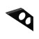 Bracket Flat 140, fashion 2, 2 pcs, black color