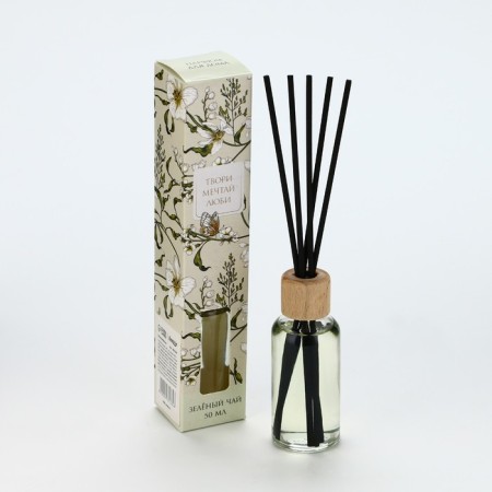 The aromatic diffuser “Create, dream, love”, aroma green tea, 50 ml.-1