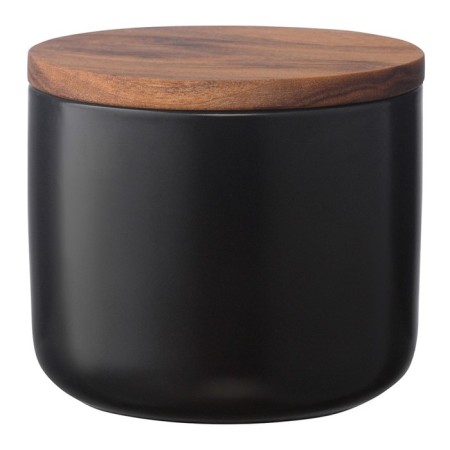 Smart Solutions storage bank, ceramic, black color, 350 ml
