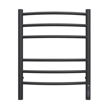 Terminus heated towel rail "Classic" P6, 450x600 mm, dimmer, black matte