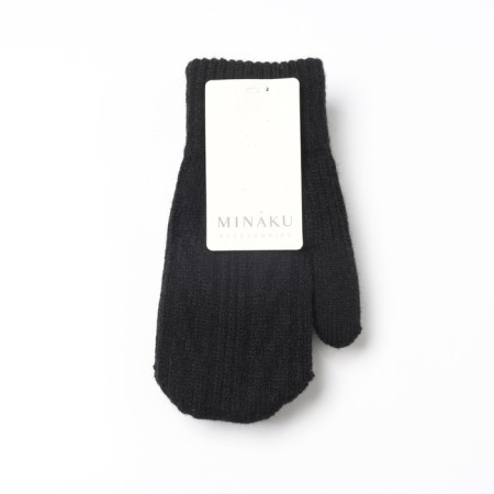 Minaku mittens, black color, 21 cm-3