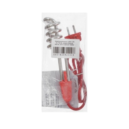 Luazon lek 03, 500 watts electric boiler, spiral spring, 16x3 cm, 220 V, red-10