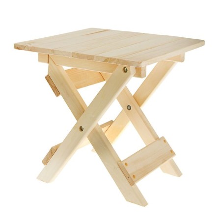 A table for a folding sunbed 50 x 42 x 40 cm