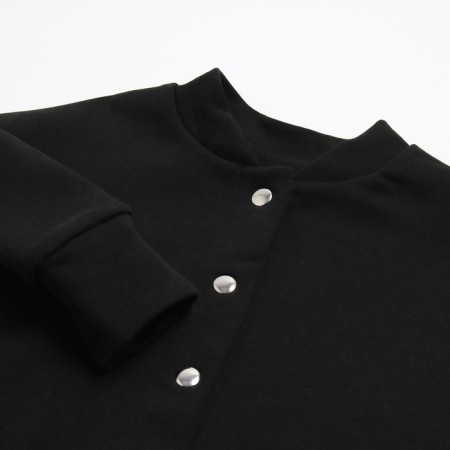 Bomber Children's minku Black color, height 110 cm-5
