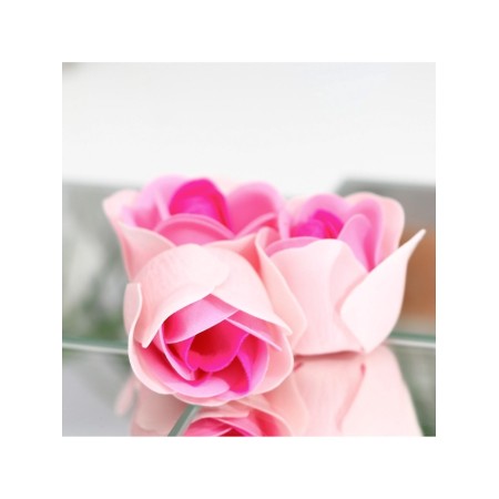 Soap roses, three -color, set of 3 pcs.-8