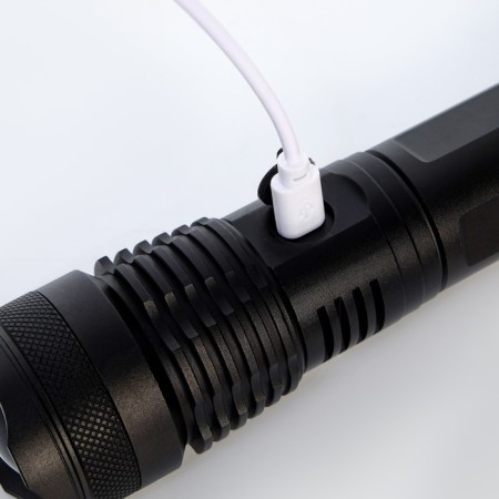 Manual battery flashlight, 12 W, 340 lm, P50, 5 modes, 17 x 4 cm-2