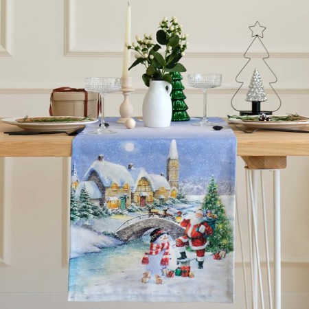 Path on the Ethel Ethel "Christmas Evening" table 40x147 +/- 5 cm, 100% hl, sarzha 190 g/m2