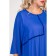 Female dress, size 66, blue color