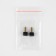 Heels for heels, 9 × 10 × 6 mm, 2 pcs, black color