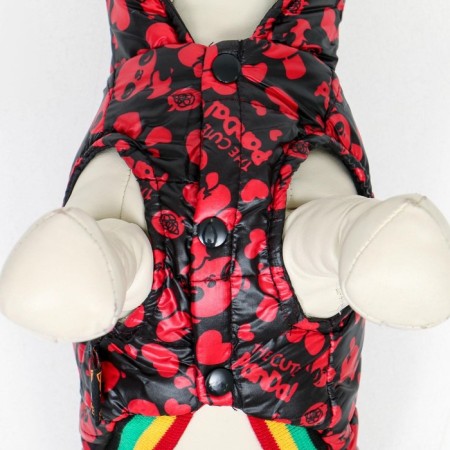 Jacket for dogs "spot", size 2 (DS 23, Osh 26, OG 33 cm), red-6
