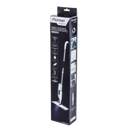 Pioneer MS011 mop for washing the floor, with a spray, 300 ml, 120 cm, white-blue color-2