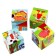A set of 4 cubes "Blue Tractor"