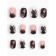 Children's false nails "Meow", 12 pcs