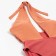 Swimsuit female adhesive minku orange color, size 44