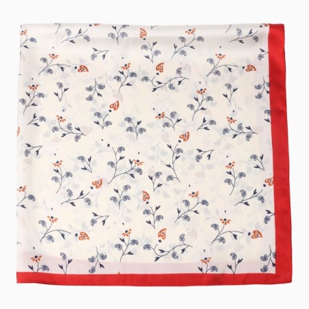 Women's scarf minku rr 70*70 cm, col. white-2