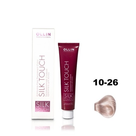Hair dye OLLIN Professional Silk Touch, Besammiach, tone 10/26 Light blond pink