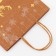 Golden embossing craft package, round handle, "New Year" 33 x 25 x 12 cm, 120 g