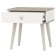 Covereign cabinet "Line", 450 × 372 × 450 mm, white color / oak craft gray