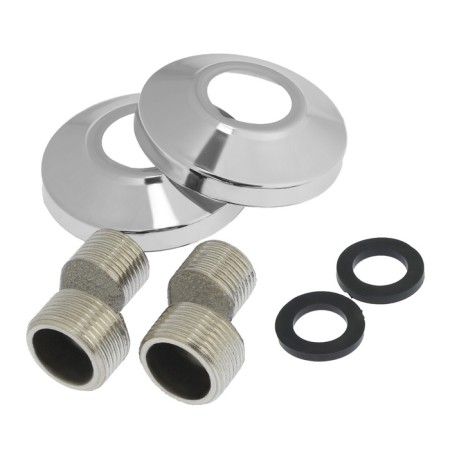Bath mixer Zein Z2078CR, bar, shower set, 35 mm cartridge, brass, chrome-8
