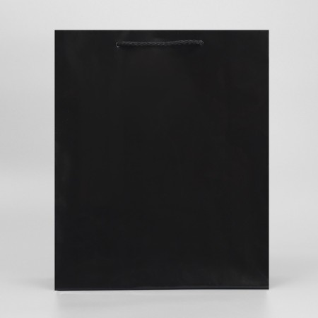 Gift laminated package, packaging, Black, m 24 x 29 x 9 cm-4